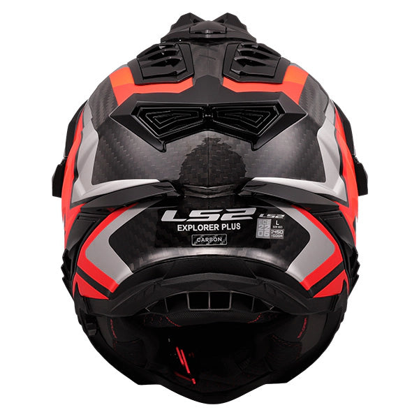 LS2 MX701 Explorer Frontier II Orange Carbon Motorcycle Helmet