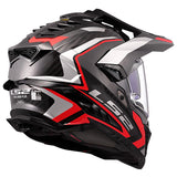 LS2 MX701 Explorer Frontier II Red Carbon Motorcycle Helmet