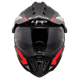 LS2 MX701 Explorer Frontier II Red Carbon Motorcycle Helmet