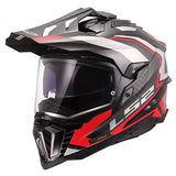 LS2 MX701 Explorer Frontier II Red Carbon Motorcycle Helmet 