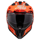 LS2 MX702 Pioneer II RangI Orange Motorcycle Helmet
