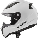 LS2 FF353 Rapid II Solid White Motorcycle Helmet