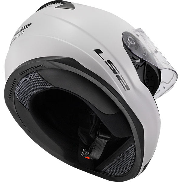 LS2 FF353 Rapid II Solid White Motorcycle Helmet