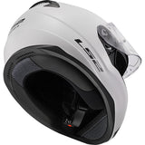 LS2 FF353 Rapid II Solid White Motorcycle Helmet