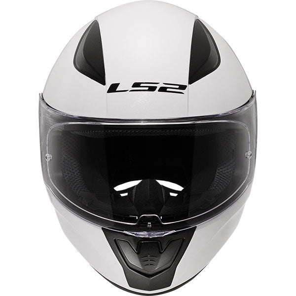 LS2 FF353 Rapid II Solid White Motorcycle Helmet