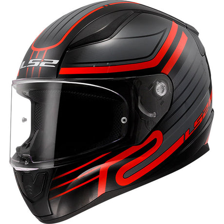 LS2 FF353 Rapid II Circuit Black Red Motorcycle Helmet