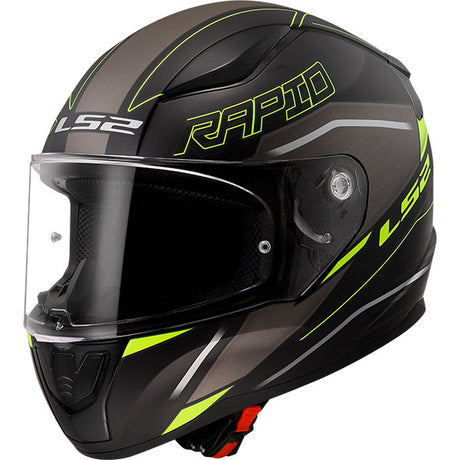 LS2 FF353 Rapid II Rokku Matt Black Motorcycle Helmet