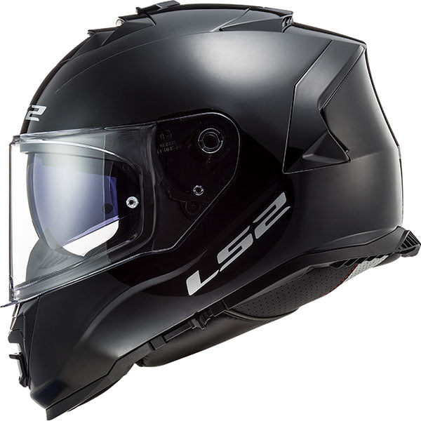 LS2 FF800 Storm II Solid Gloss Black Motorcycle Helmet