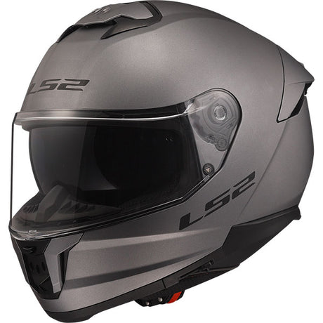 LS2 FF808 Stream II Solid Nardo Grey Motorcycle Helmet 