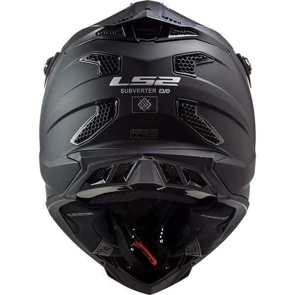 LS2 MX700 Subverter Evo II Noir Matt Black Motorcycle Helmet