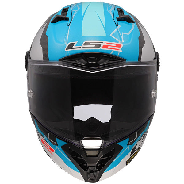 LS2 FF805 Thunder GP Aero Replica Huertas Gloss Blue Carbon Motorcycle Helmet