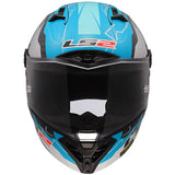 LS2 FF805 Thunder GP Aero Replica Huertas Gloss Blue Carbon Motorcycle Helmet