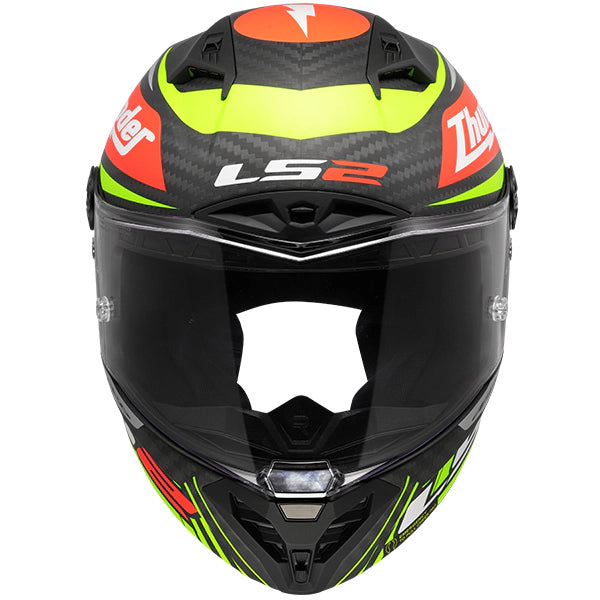 LS2 FF805 Thunder GP Aero Replica Black Carbon Motorcycle Helmet