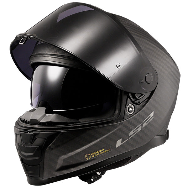 LS2 FF811 Vector II Matt Carbon Motorcycle Helmet