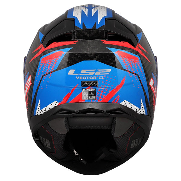 LS2 FF811 Vector II Carbon Tantic Gloss Red blue Motorcycle Helmet