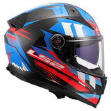 LS2 FF811 Vector II Carbon Tantic Gloss Red blue Motorcycle Helmet