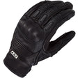 LS2 Duster Leather Motorcycle Gloves - Black