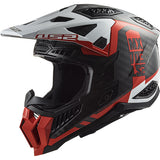 LS2 MX703 X-Force Victory Red White Carbon Motorcycle Helmet 