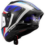 LS2 FF805 Thunder GP Aero Route Carbon Gloss Blue Red Motorcycle Helmet