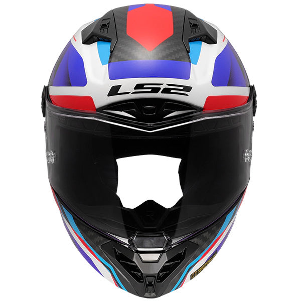 LS2 FF805 Thunder GP Aero Route Carbon Gloss Blue Red Motorcycle Helmet