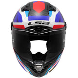 LS2 FF805 Thunder GP Aero Route Carbon Gloss Blue Red Motorcycle Helmet