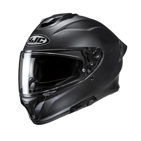 HJC C71 Plain Motorcycle Full Face Helmet Matt Black