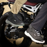 Sidi Nucleus Suede Waterproof D3O Motorcycle Shoes Black & White
