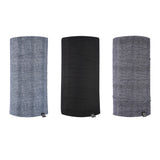 Oxford Comfy Neck Tube Base Layers Herrigbone Grey Black 3 Pack