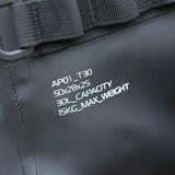 Oxford Aqua Pro T-30 Waterproof Roll Bag Motorcycle Luggage 30L Black
