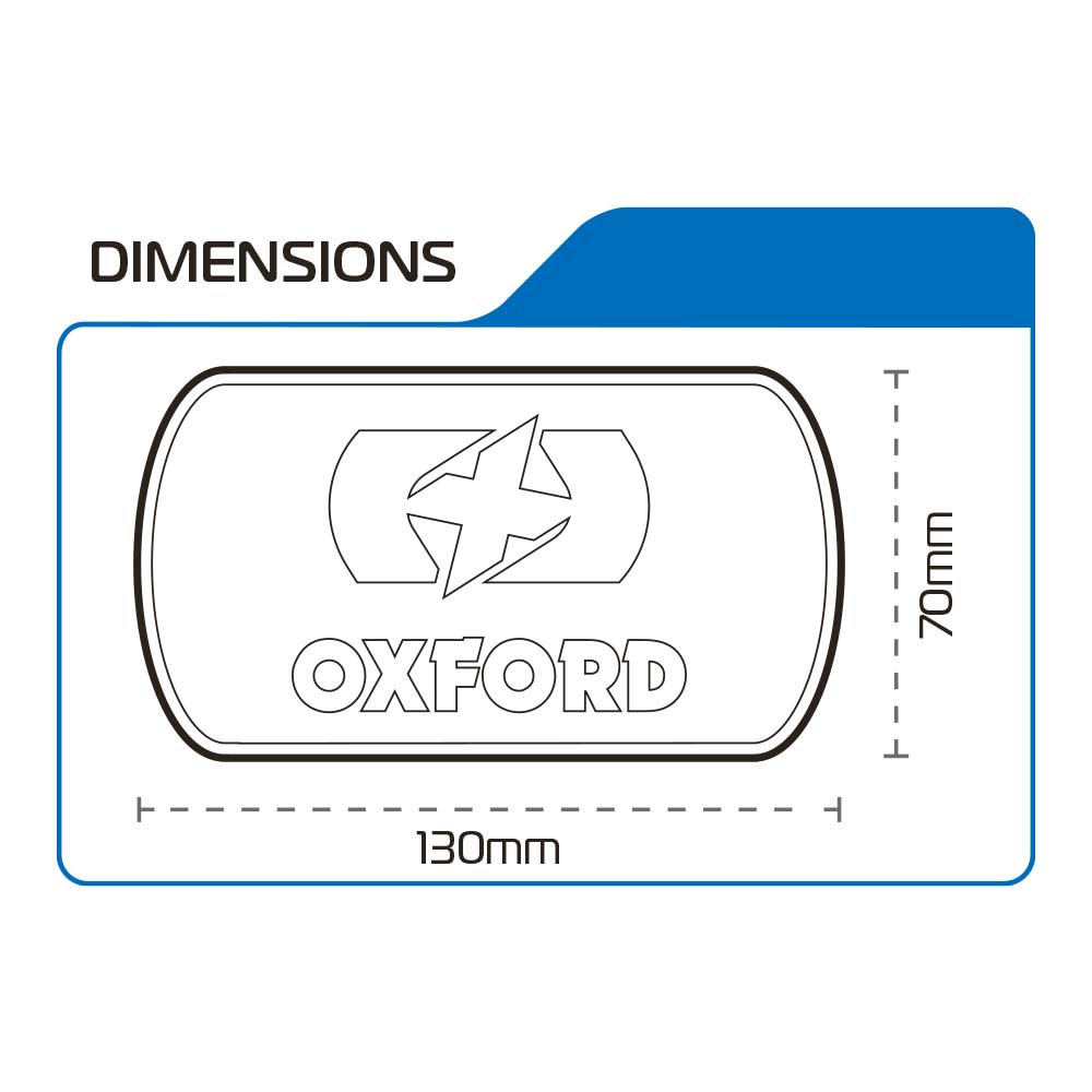 Oxford OX102 Paddock Mate XL Motorcycle Side Stand Support Plate Black