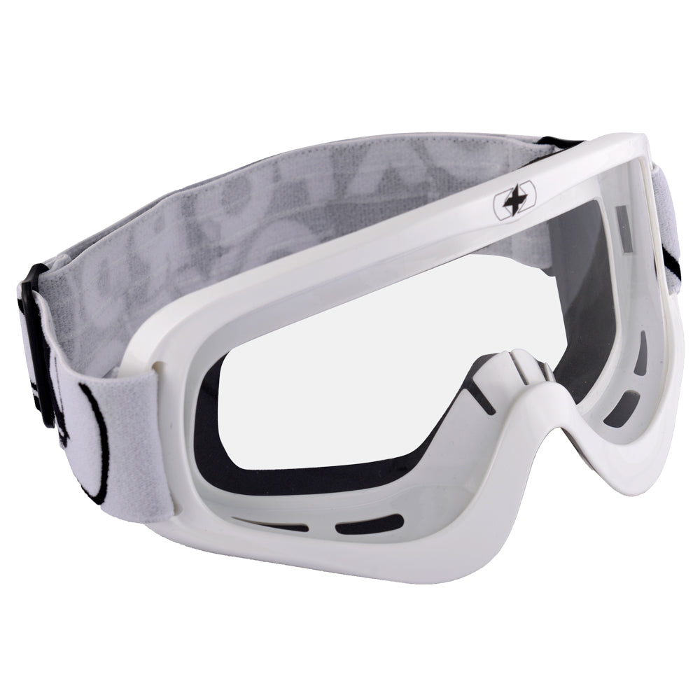 Oxford Fury Motocross Goggle White