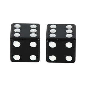 Oxford OX760 Valve Caps Lucky Dice Black