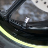 Oxford OX761 Valve Caps Gripper Silver