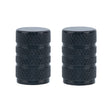 Oxford OX765 Valve Caps Gripper Black