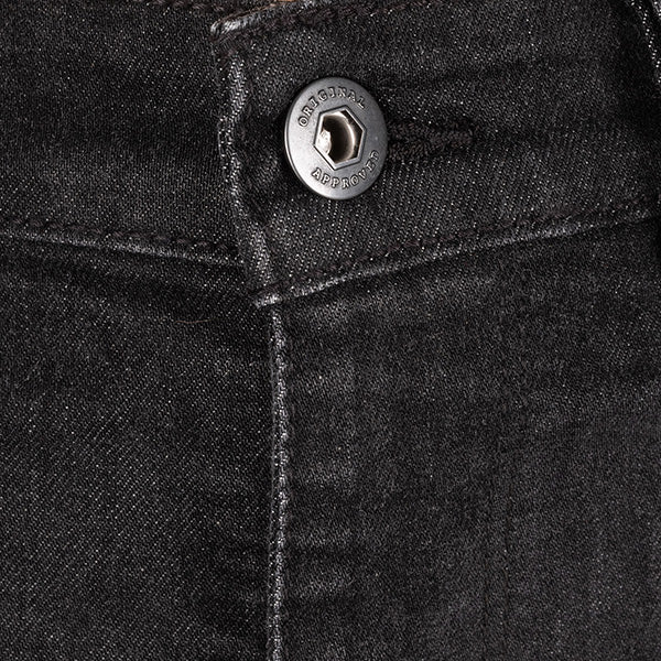 Oxford Original Approved Sofia AA Women's Straight Motorcycle Jeans Black