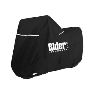 Rider Products Heavy Duty Premium Waterproof Motorcycle Black Cover