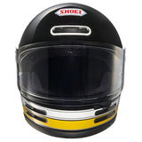 Shoei Glamster 06 ABIDING TC3 Black White Yellow Motorcycle Helmet