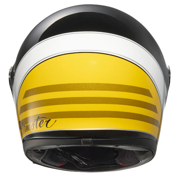 Shoei Glamster 06 ABIDING TC3 Black White Yellow Motorcycle Helmet