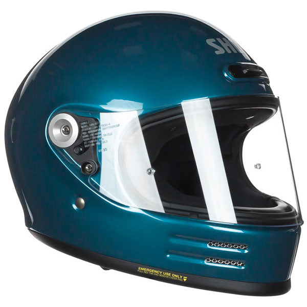 Shoei Glamster 06 Plain Laguna Blue Motorcycle Helmet