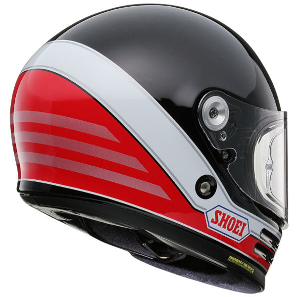 Shoei Glamster 06 ABIDING TC1 Black White Red Motorcycle Helmet