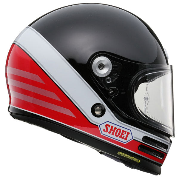 Shoei Glamster 06 ABIDING TC1 Black White Red Motorcycle Helmet