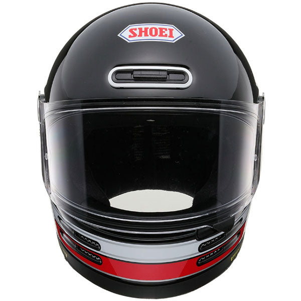 Shoei Glamster 06 ABIDING TC1 Black White Red Motorcycle Helmet