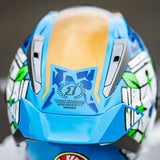 Shoei X-SPR PRO Dean Harrison TC2 Blue Motorcycle Helmet