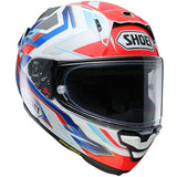 Shoei X-SPR PRO Escalate TC10 Blue Motorcycle Helmet