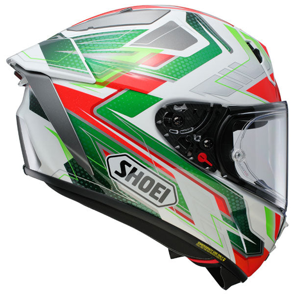 Shoei X-SPR PRO Escalate TC4 Green Motorcycle Helmet