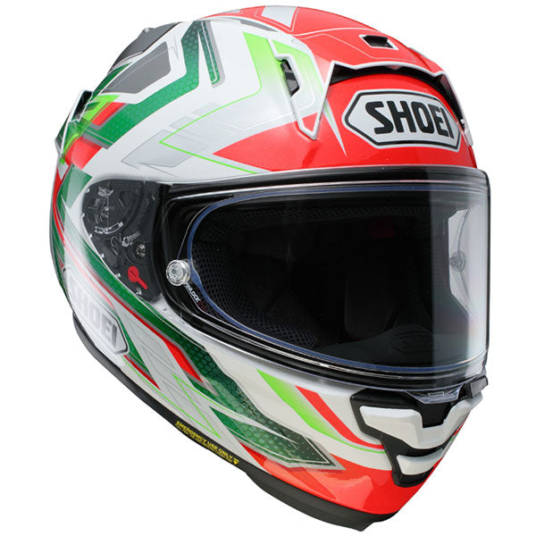 Shoei X-SPR PRO Escalate TC4 Green Motorcycle Helmet