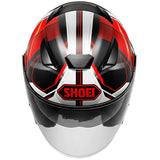 Shoei J-Cruise 3 Whizzy TC-1 Black Red Motorcycle Helmet