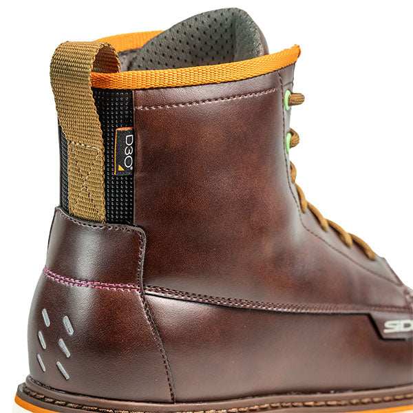 Sidi Urbex Waterproof CE Short Motorcycle Boots Burgundy