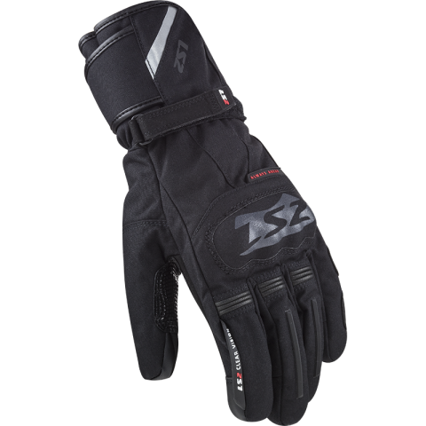 LS2 Snow Winter Motorcycle Gloves - Black