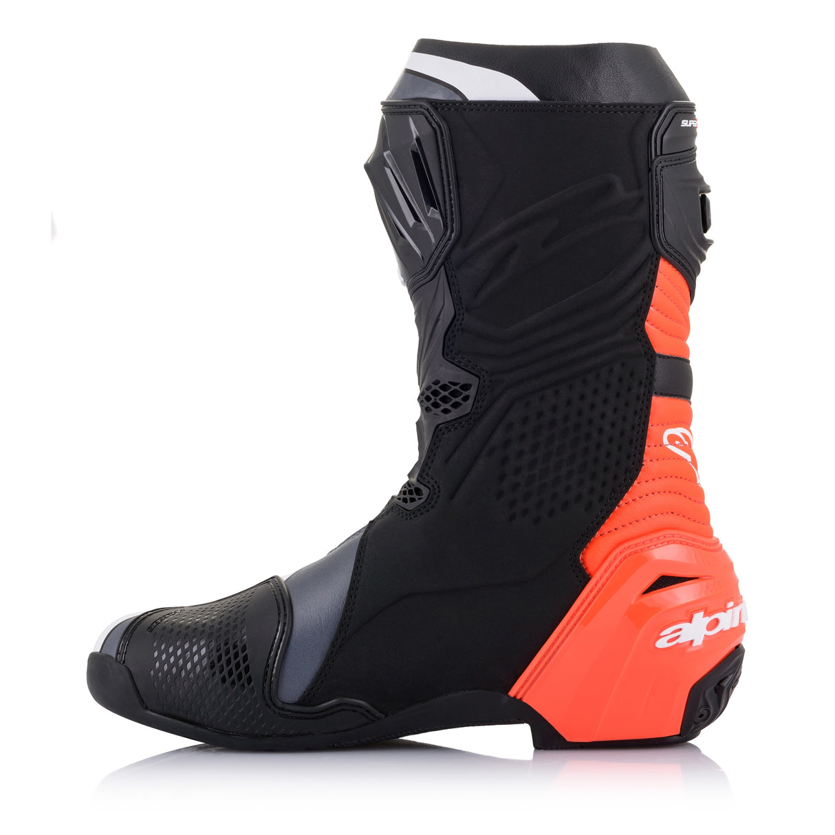 Alpinestars Supertech R Motorcycle Boots Black Red White